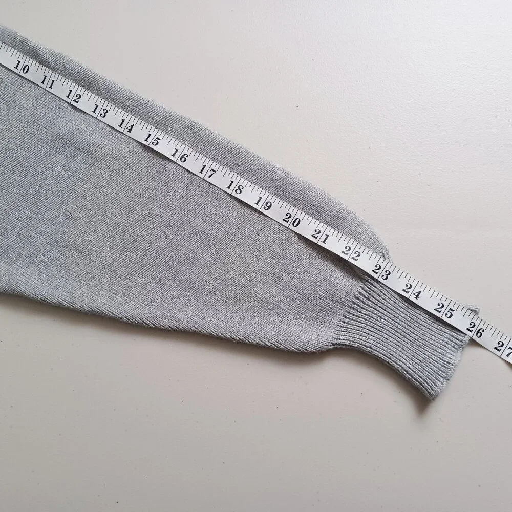 Crossover V-neck Mini Sweater Dress - Picture 13 of 15